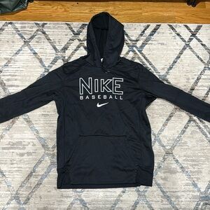 Black Nike Baseball therma-fit hoodie